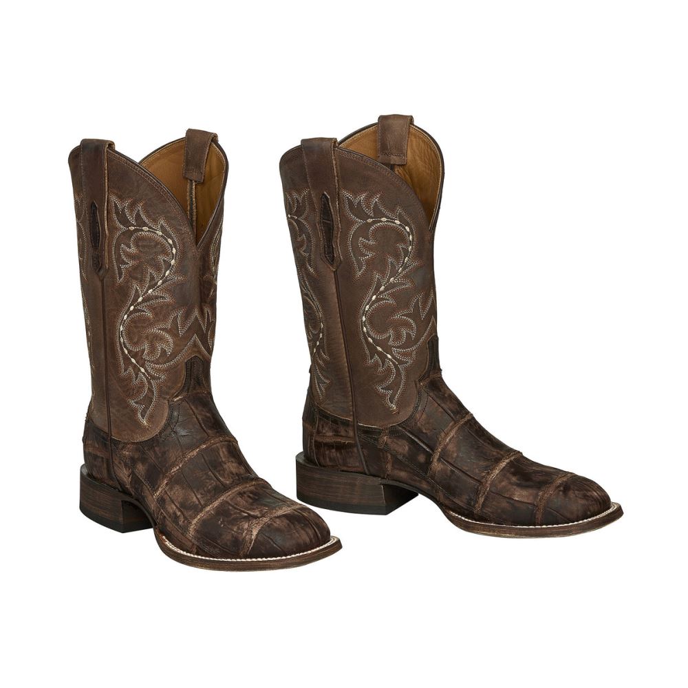 Lucchese Malcolm - Chocolate + Caf?? Brown