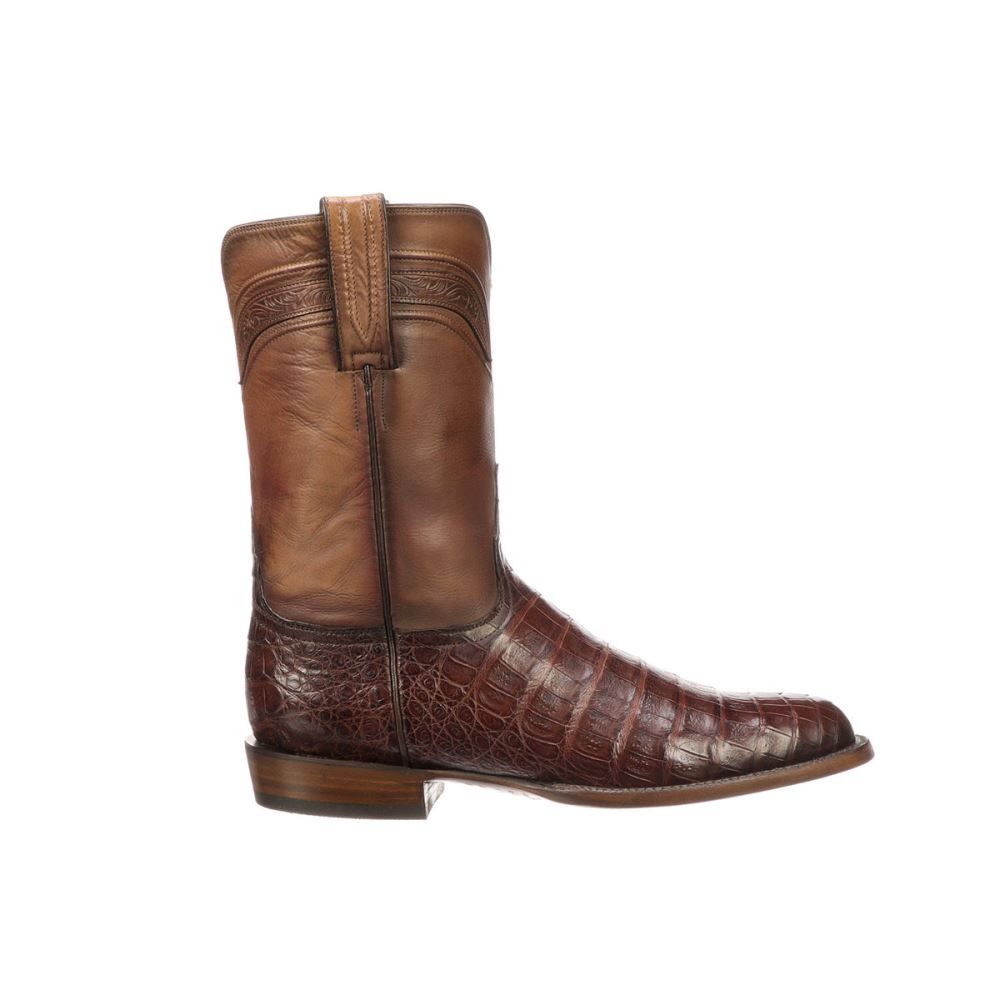 Lucchese Wilson - Sienna + Dark Brown