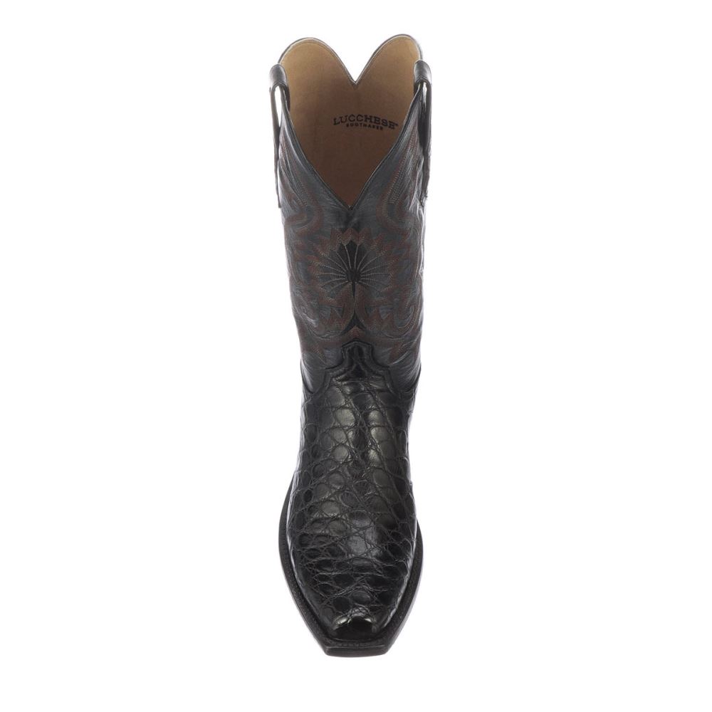 Lucchese Rio - Black + Grey/Charcoal